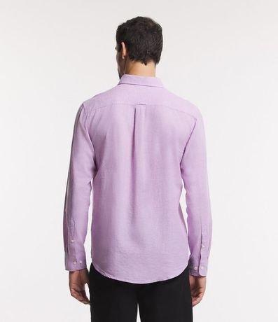 Camisa Comfort Básica en Lino 4