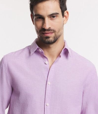 Camisa Comfort Básica en Lino 6