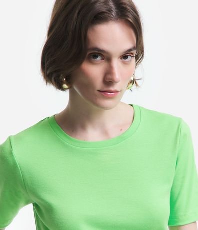 Blusa Básica en Algodón con Manga Corta 3