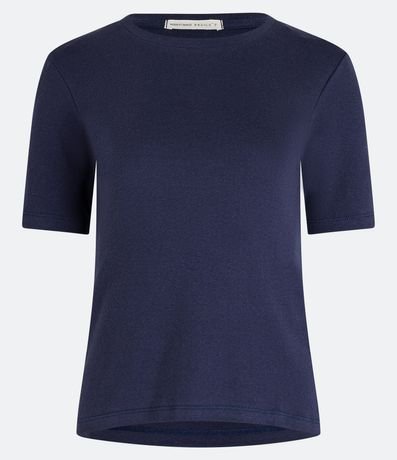 Blusa Básica en Algodón con Manga Corta 5