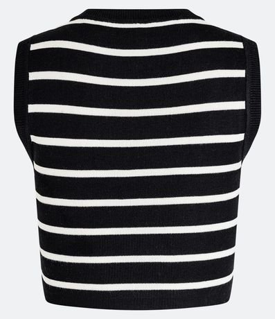 Blusa Musculosa Cropped en Viscosa Acanalada 7