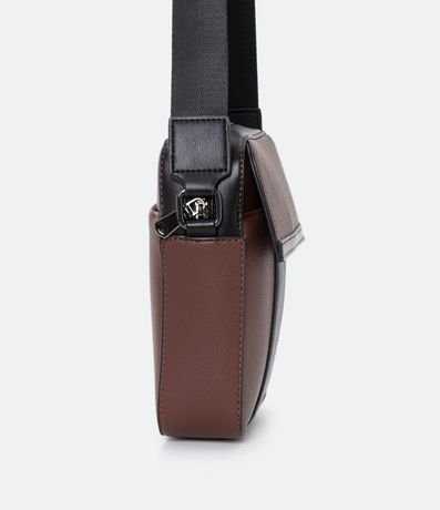 Bolso Shoulder Bag en Pu con Detalles Contrastantes 2