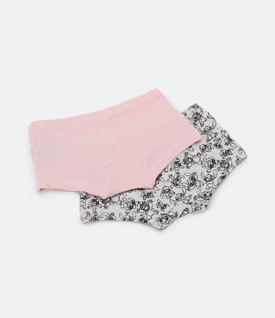 Kit 02 Bombachas Boxer Infantiles con Estampa Stitch - Talle 4 a 10 años 2