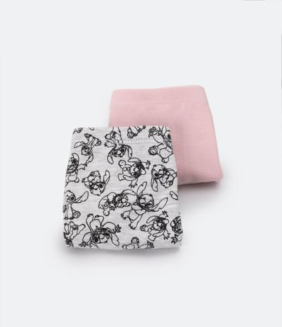 Kit 02 Bombachas Boxer Infantiles con Estampa Stitch - Talle 4 a 10 años 3