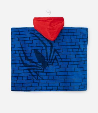 Poncho de Toalla Infantil con Capucha y Estampado Spider-Man 2