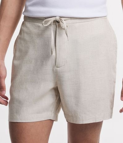 Bermuda Slim en Viscolino con Cordón y Bolsillos 2