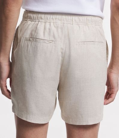 Bermuda Slim en Viscolino con Cordón y Bolsillos 3