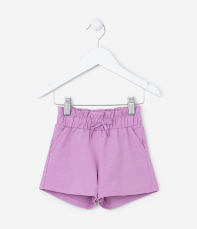Short Clochard Infantil con Cintura Elástica y Brillos - Talle 1 a 5 años 1