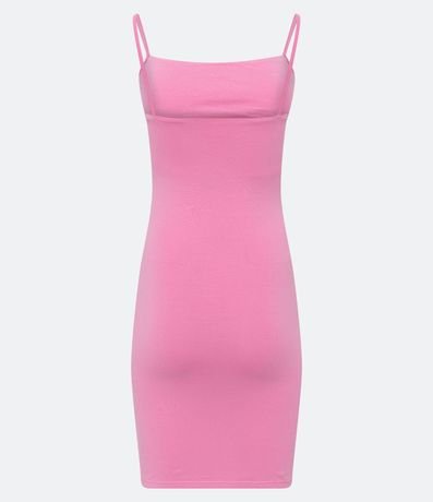 Vestido Corto en Algodón con Breteles Finos 6