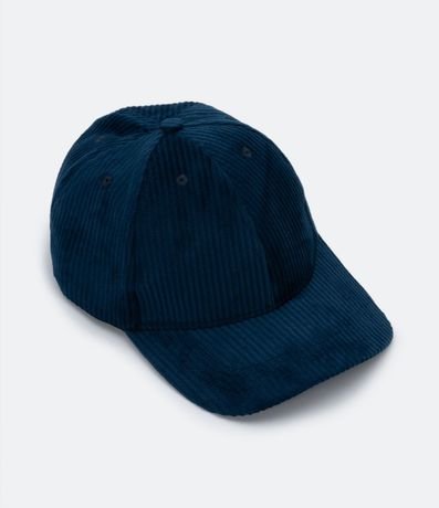 Gorra con Visera Curva 06 Panel y Textura Pana