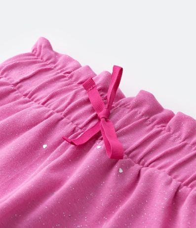 Short Infantil con Purpurina Holográfico de Corazones - Talle 1 a 5 años 4