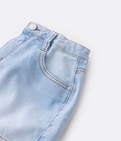Short Cintura Alta en Jeans con Bolsilos - Talle 5 a 14 años 4