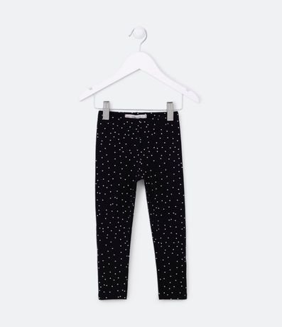 Pantalón Legging en Cotton con Estampa Mini Lunares - Talle 1 a 5 años 1