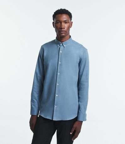 Camisa Comfort en Algodón Manga Larga 4