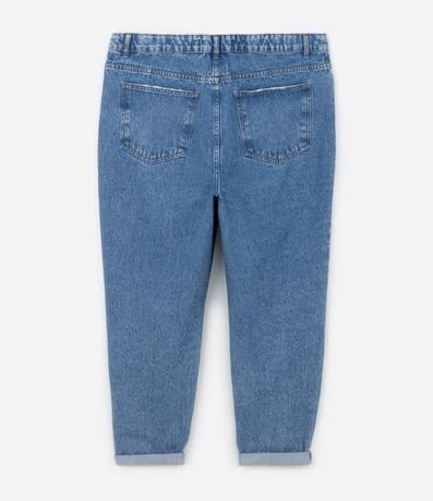 Pantalón Mom Jeans con Lavado Marmól Curve & Plus Size 7