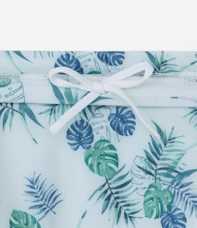 Sunga Boxer Infantil con Estampa de Follajes - Talle 5 a 14 años 2