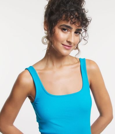 Vestido Midi en Algodón con Escote Cuadrado 4