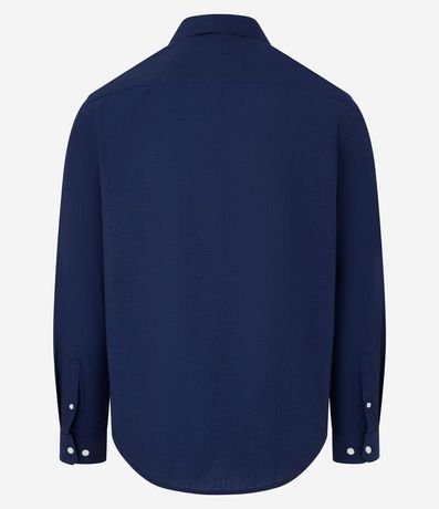 Camisa Regular Básica en Algodón con Manga Larga 6