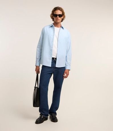 Camisa Regular Básica en Algodón con Manga Larga 2