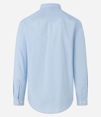 Camisa Regular Básica en Algodón con Manga Larga 5
