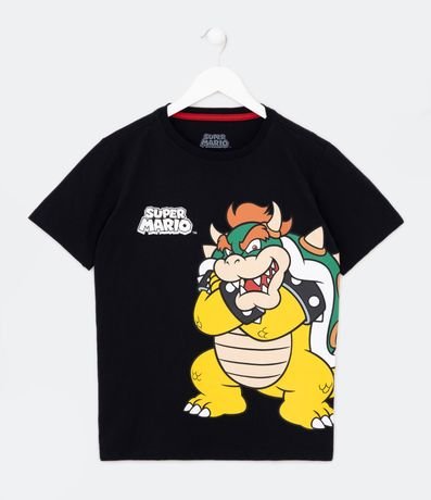 Remera Infantil con Estampado Villano Bowser - Talle 5 a 12 años 1