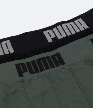 Kit 02 Calzoncillos Boxer en Microfibra con Cintura Elástica Puma 3