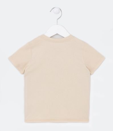 Remera Infantil con Recorte Texturizado y Tag Aplicado en el Bajo - Talle 1 a 5 años 2