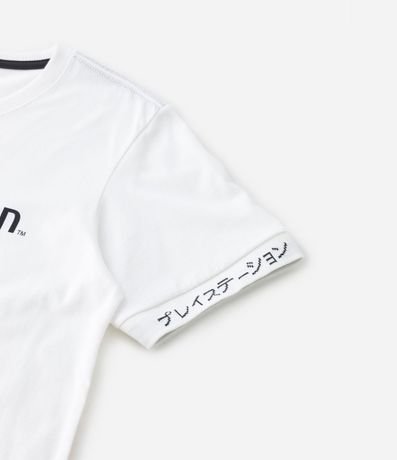 Remera Infantil con Estampado Localizada Playstation - Talle 7 a 14 años 4