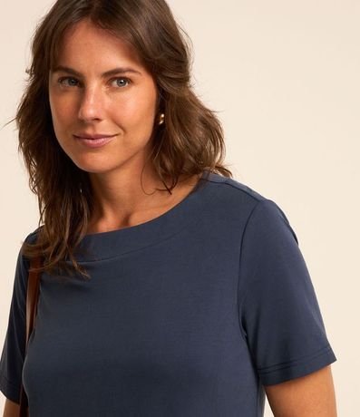 Vestido T-Shirt en Media Malla con Bolsillos 3