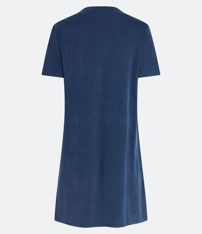 Vestido T-Shirt en Media Malla con Bolsillos 5