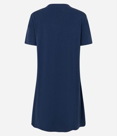 Vestido T-Shirt en Media Malla con Bolsillos 6