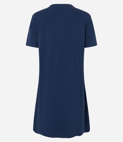 Vestido T-Shirt en Media Malla con Bolsillos 8