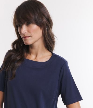 Vestido T-Shirt en Media Malla con Bolsillos 4