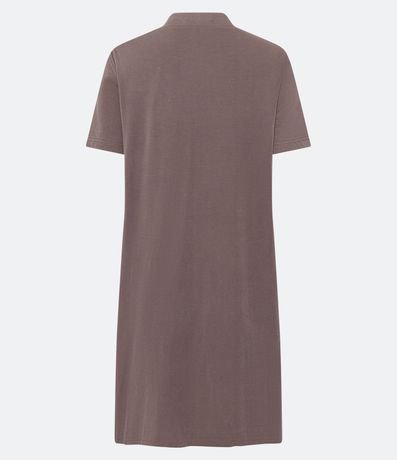 Vestido T-Shirt en Media Malla con Bolsillos 7