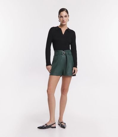 Short Clochard con Cinturón y Hebilla 1