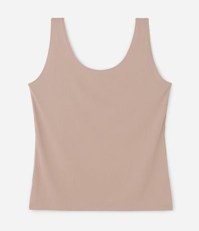 Blusa Musculosa en Poliamida con Breteles Anchos Curve & Plus Size 6