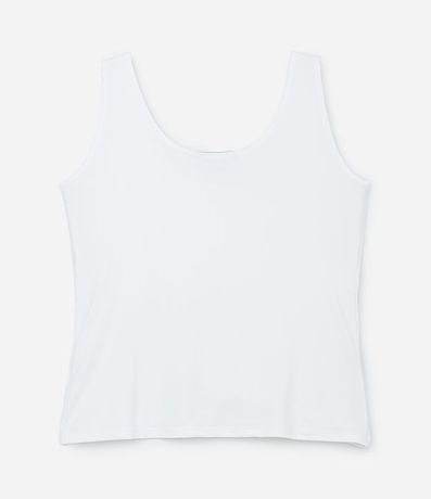 Blusa Musculosa en Poliamida con Breteles Anchos Curve & Plus Size 6