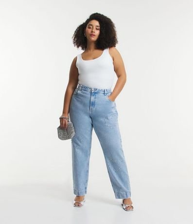 Blusa Musculosa en Poliamida con Breteles Anchos Curve & Plus Size 2