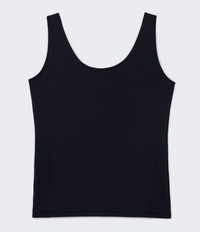 Blusa Musculosa en Poliamida con Breteles Anchos Curve & Plus Size 5