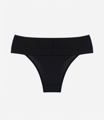 Bombacha Bikini en Poliamida con Cintura Ancha 5