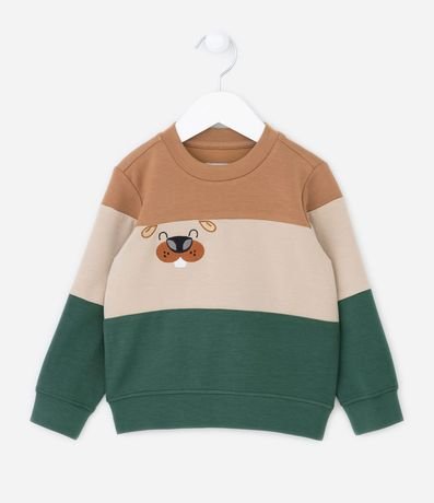 Buzo Infantil con Recortes y Bordado de Animalito - Talle 1 a 5 años 1