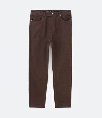 Pantalón Wide Leg en Sarga con Bolsillos