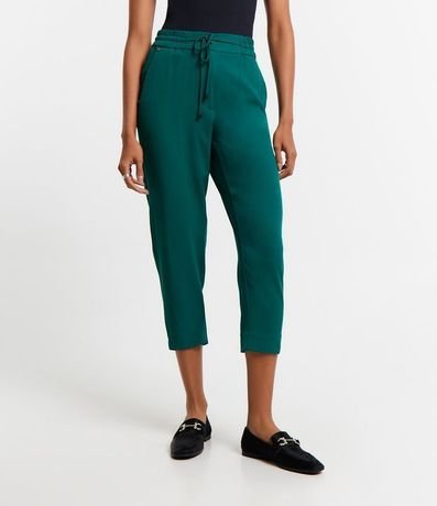Pantalón Fluido con Cintura Elástica y Lazo 3