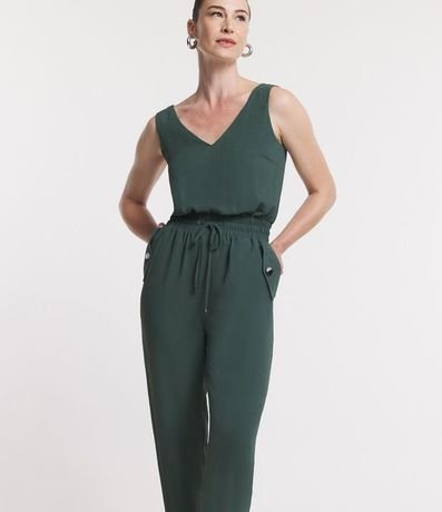 Mono New Midi con Escote V y Elástico en la Cintura 2