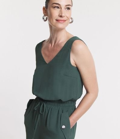 Mono New Midi con Escote V y Elástico en la Cintura 4