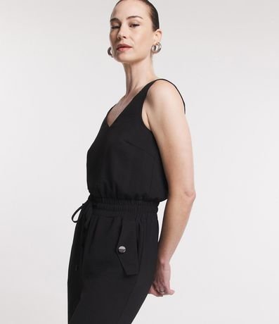 Mono New Midi con Escote V y Elástico en la Cintura 5