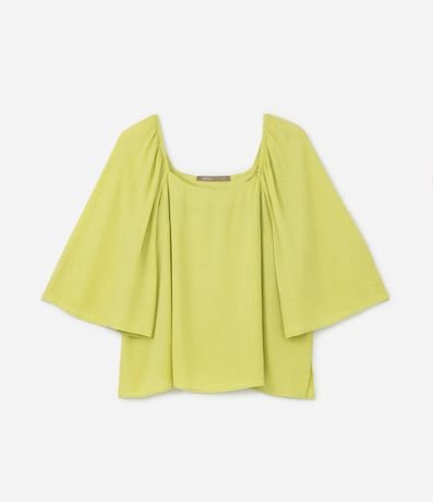 Blusa en Viscosa con Manga 3/4 Campana Curve & Plus Size 5