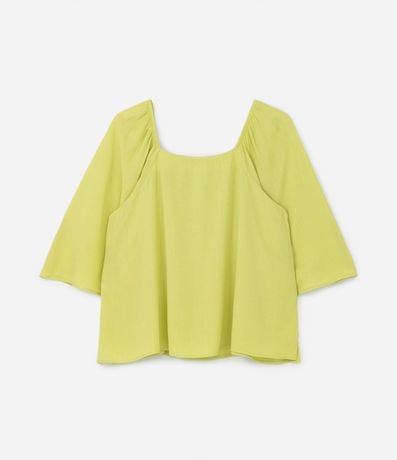 Blusa en Viscosa con Manga 3/4 Campana Curve & Plus Size 6