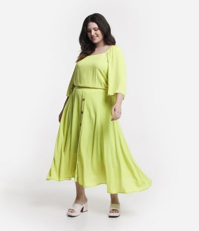 Blusa en Viscosa con Manga 3/4 Campana Curve & Plus Size 2