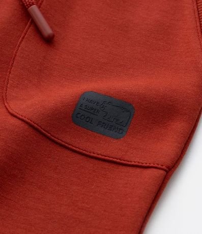 Pantalón Infantil en Microfibra con Estampado en Lettering - Talle 1 a 4 años 5